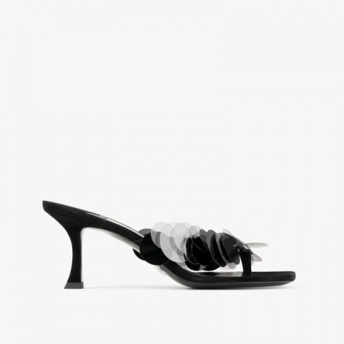 JIMMY CHOO 프레자 70 - 블랙 / 스모크