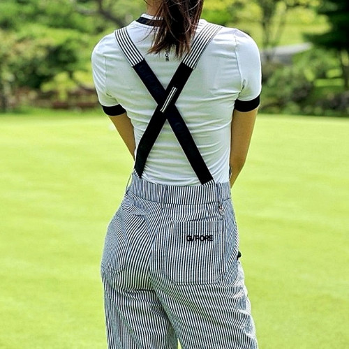 지포어 GFORE 씨어서커 오버롤 팬츠