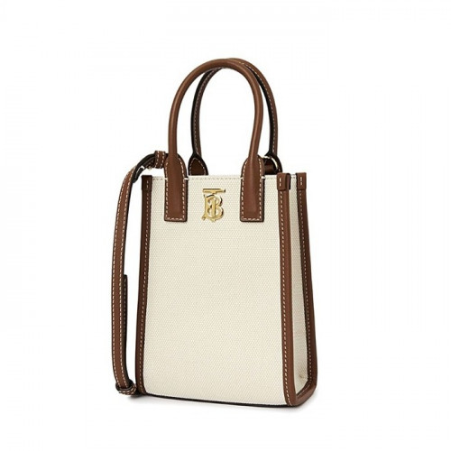 BURBERRY 모노그램 마이크로 프란시스 토트 숄더백