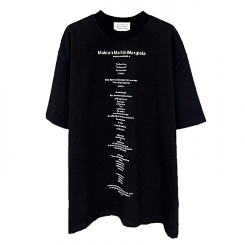 Maison Margiela 워드로브 로고드 티셔츠