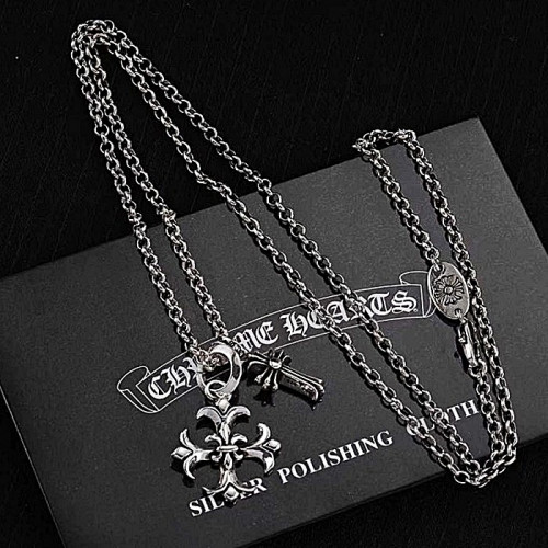 크롬*츠 Chrome hearts 트윈 목걸이