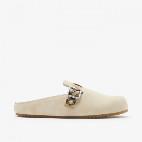 BURBERRY 스웨이드 어친 클로그