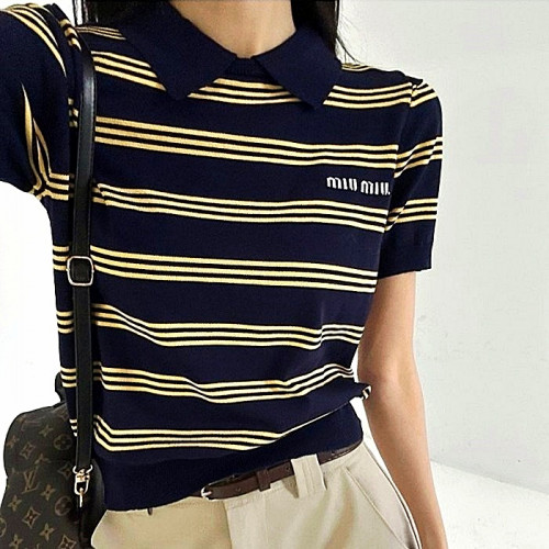 MIUMIU 긱시크 폴로 티셔츠