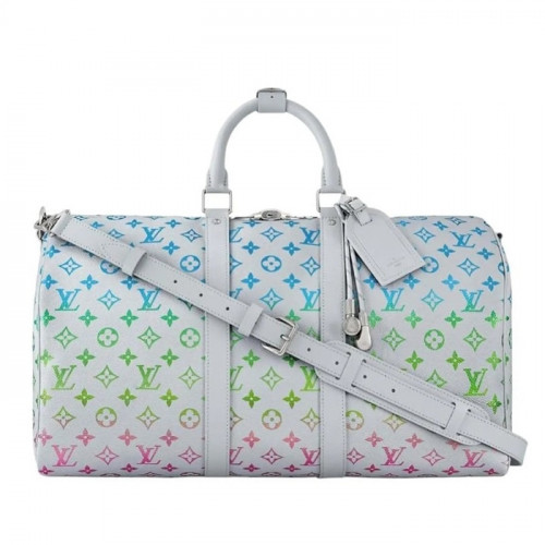 루이비통 플라워 디자인 레더 트리밍 보스턴백 M13915