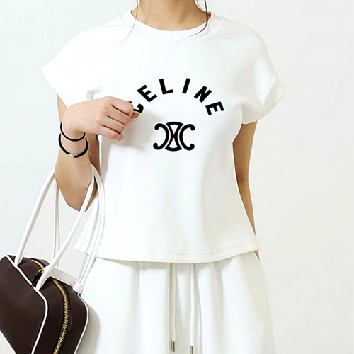 CELINE 트리오페 로고 반팔 & 롱 스커트SET