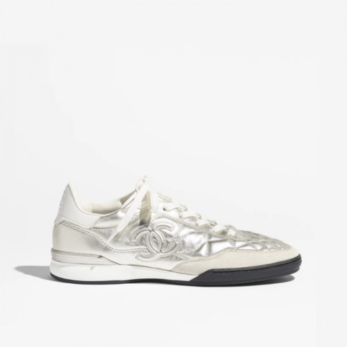 CHANEL 2025 봄-여름 스니커즈 - 실버