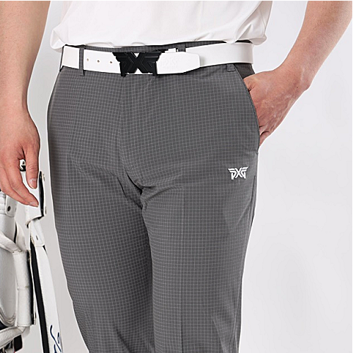 P*G 루 체크 팬츠