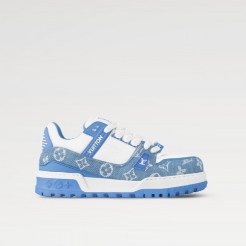 LOUIS VUITTON LV 트레이너 맥시 스니커즈 - 블루