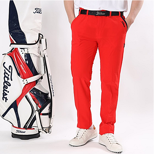 타이틀리*트 뒤 세로 두줄 스판 팬츠