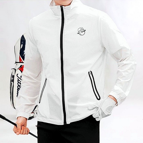 말본 MALBON 배색지퍼 바람막이