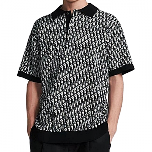 디올 DIOR 오블리크 폴로 셔츠