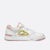 DIOR AND KAWS B57 Dribble 로우탑 스니커즈 - 화이트 & 핑크