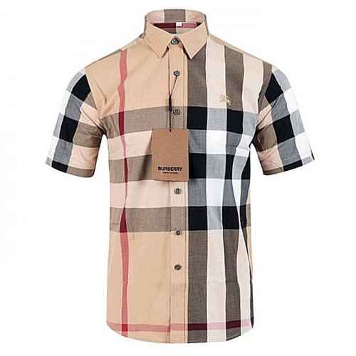 BURBERRY 기마 자수 체크 NB 셔츠