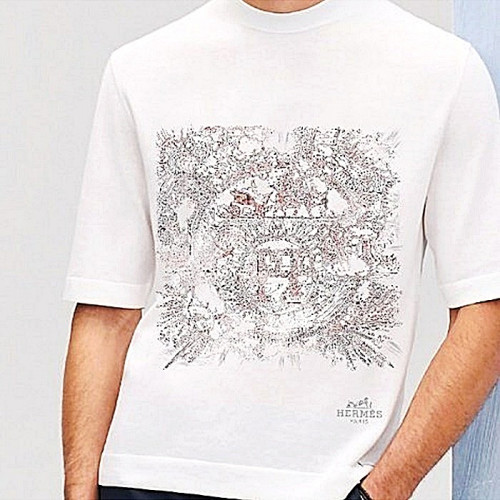 HERMES 마차구름 반팔티셔츠