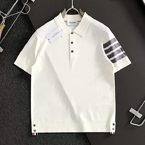 톰브*운 THOMBROWNE 사선 카라 쿨니트