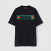 GUCCI 프린트 코튼 저지 티셔츠