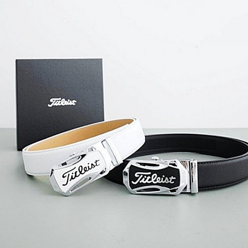 타이틀리*트 TITLEIST 아이언 로고 가죽 자동벨트