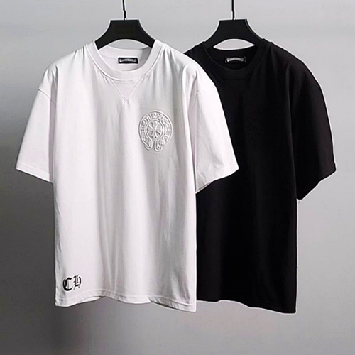 CHROME HEARTS 엠보말굽 오버핏 반팔티