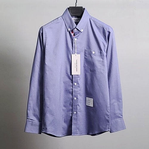 THOMBROWNE 클래식 히든삼선 옥스포드 셔츠