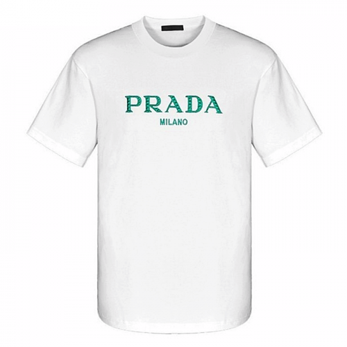 프*다 PRADA 로고 자수티셔츠