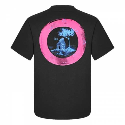 DIOR 로고 프린팅 티셔츠