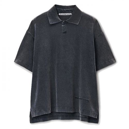 Alexanderwang 하이로우 숏슬리브 폴로