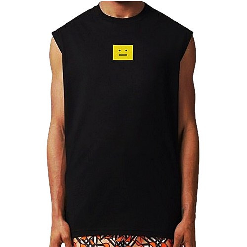 아*네 ACNE STUDIOS 옐로우 로고 나시