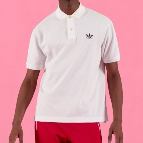 GUCCI x 아디*스 코튼 pk 카라 반팔티