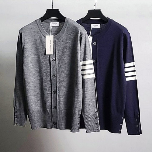 톰브*운 THOMBROWNE 사선완장 라운드 가디건