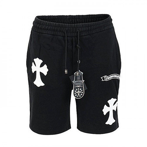 CHROME HEARTS 화이트 크로스 트레이닝 반바지