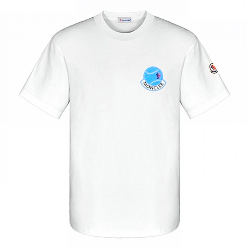 몽클*어 MONCLER 로고 자수 티셔츠