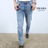 프라다 PRADA 슬림 일자 청바지 0730