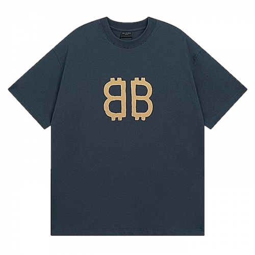 BALENCIAGA 크립토 구제 워싱 반팔티셔츠