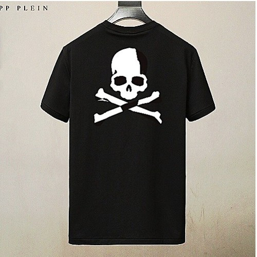 PHILIPP PLEIN 백 스컬 시그니쳐 로고 티셔츠