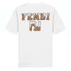 펜디 FENDI 스티치드 필드 티셔츠