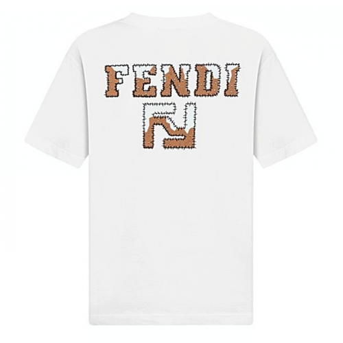 펜디 FENDI 스티치드 필드 티셔츠