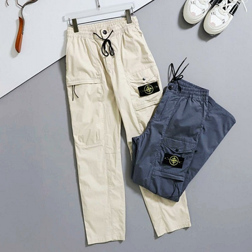 스톤아일*드 STONE ISLAND 코튼 트윌 카고팬츠