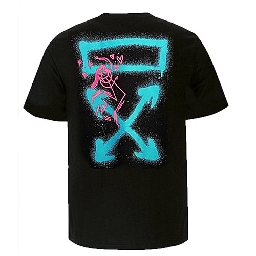 오프화*트 블루에로우 스케치 반팔