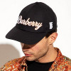 버*리 BURBERRY 로고 자수 볼캡