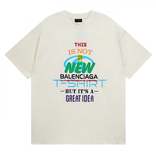 발렌시*가 BALENCIAGA 뉴 구제 워싱 티셔츠
