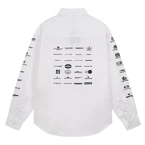 발렌시*가 BALENCIAGA 아카이브 로고 셔츠