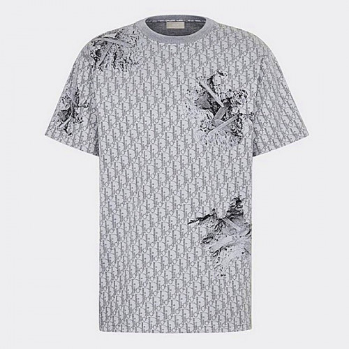 디올 DIOR 아샴 오블리크 니티드 티셔츠