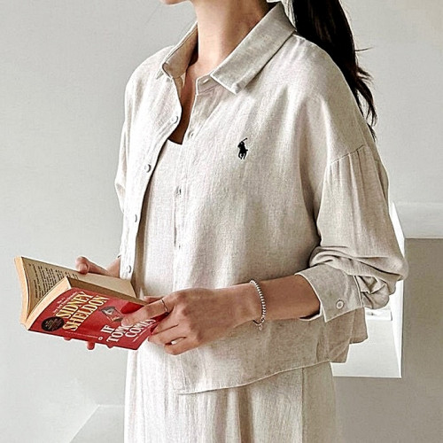 랄프로렌 Polo ralphlauren 원피스 셔츠 린넨 셋업 SET