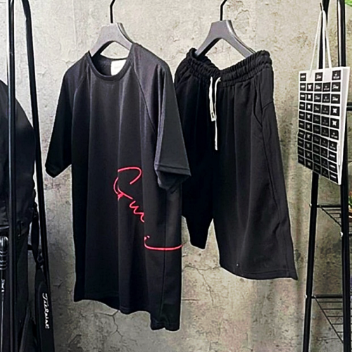 GUCCI 로고 하프 셋업 SET