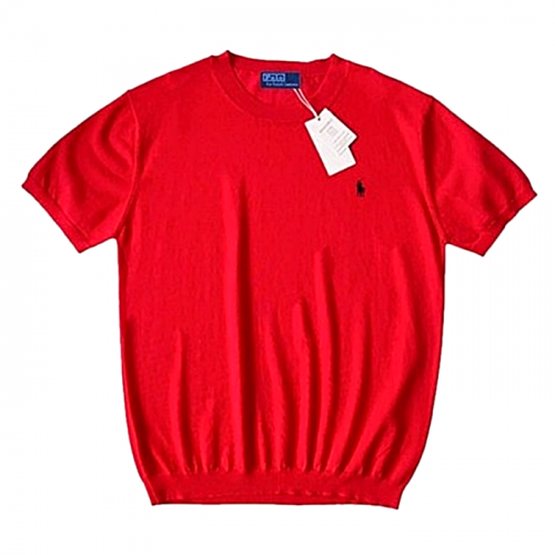 랄프로렌 polo ralphlauren 코튼 라운드 니트 반팔