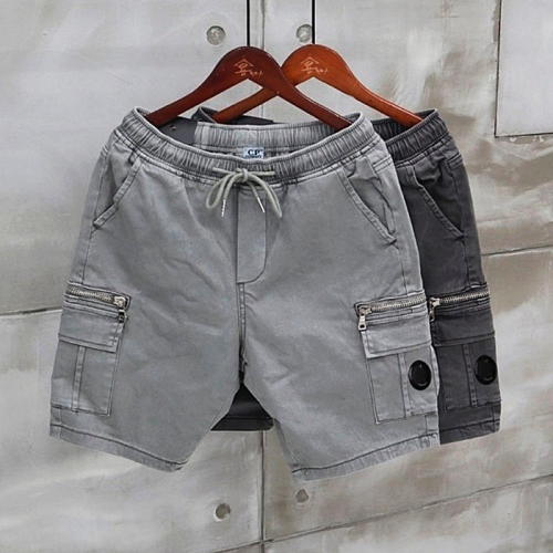 STONE ISLAND 메탈워싱 카고 지퍼 메탈팬츠