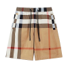 BURBERRY 체크로고 스윔 하프팬츠