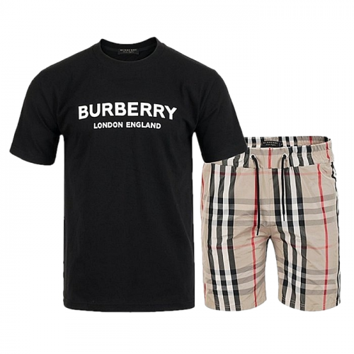 BURBERRY 레터링 나일론 반바지 셋업 SET