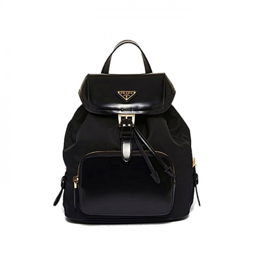 PRADA 리나일론 브러시드 백팩