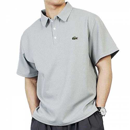 라코스테 LACOSTE 쿨 와플 카라 니트 반팔